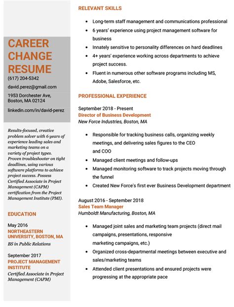 enchav|How to edit the fields available on your resume .